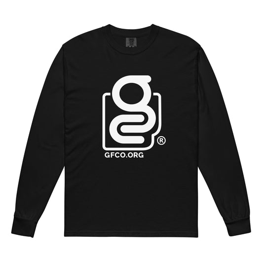 Garment-dyed heavyweight long-sleeve shirt